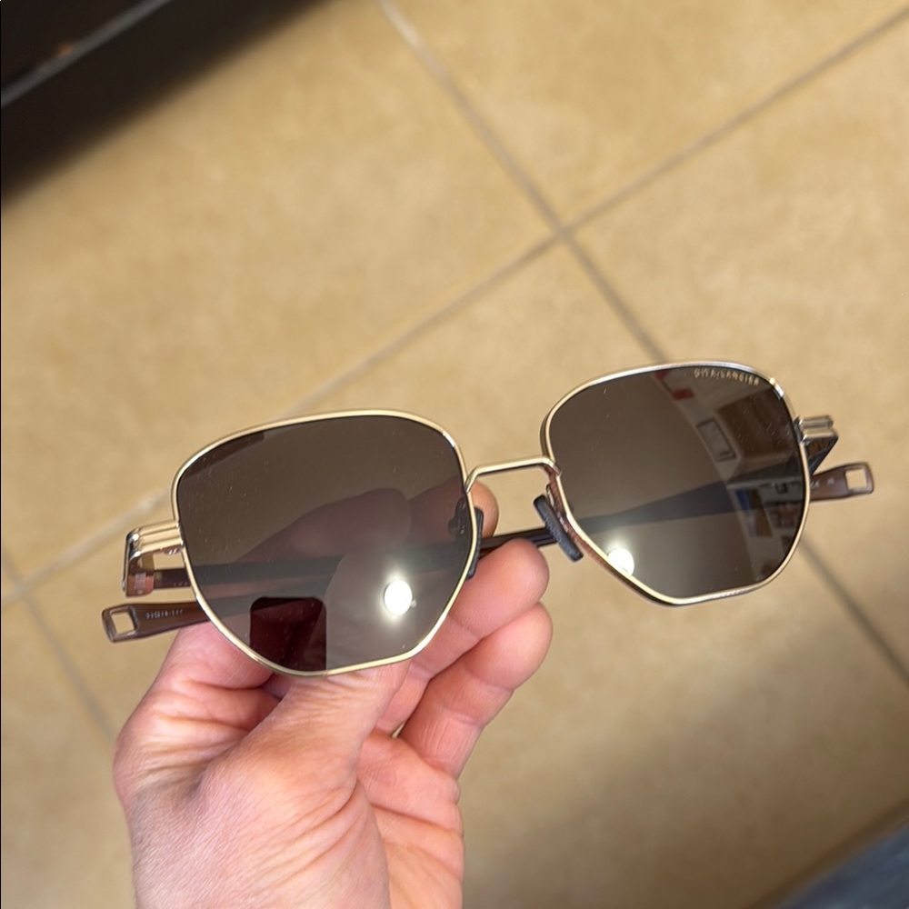 Designer Gold Rimmed Sunglasses with Sleek Design by DITA Lancier